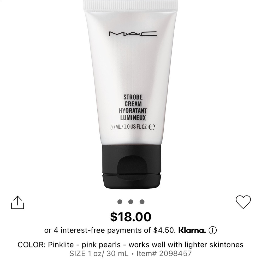Mac Strobe Cream in Pinklite